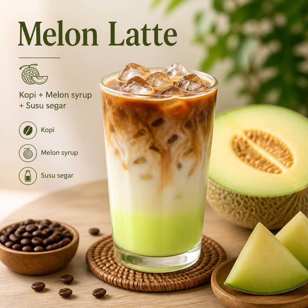 Melon Latte dari Kopi Kisah Kita